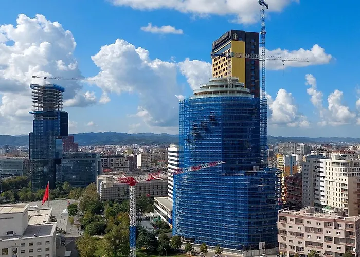 Penthouse Of Downtown 公寓 地拉那